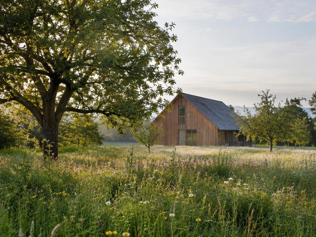 Illustrative mood image for Converted barn in orchard meadows